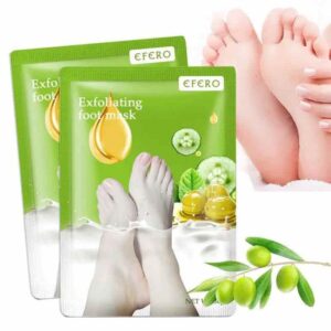 Exfoliating foot mask