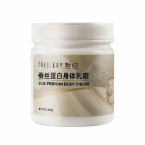 Silk fibroin body cream