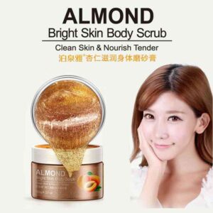 Almond bright skin body scrub