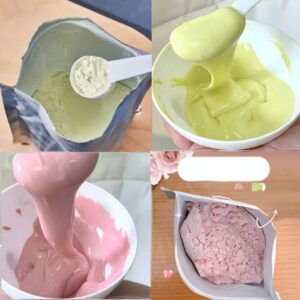 Facial cream in fruits flavor